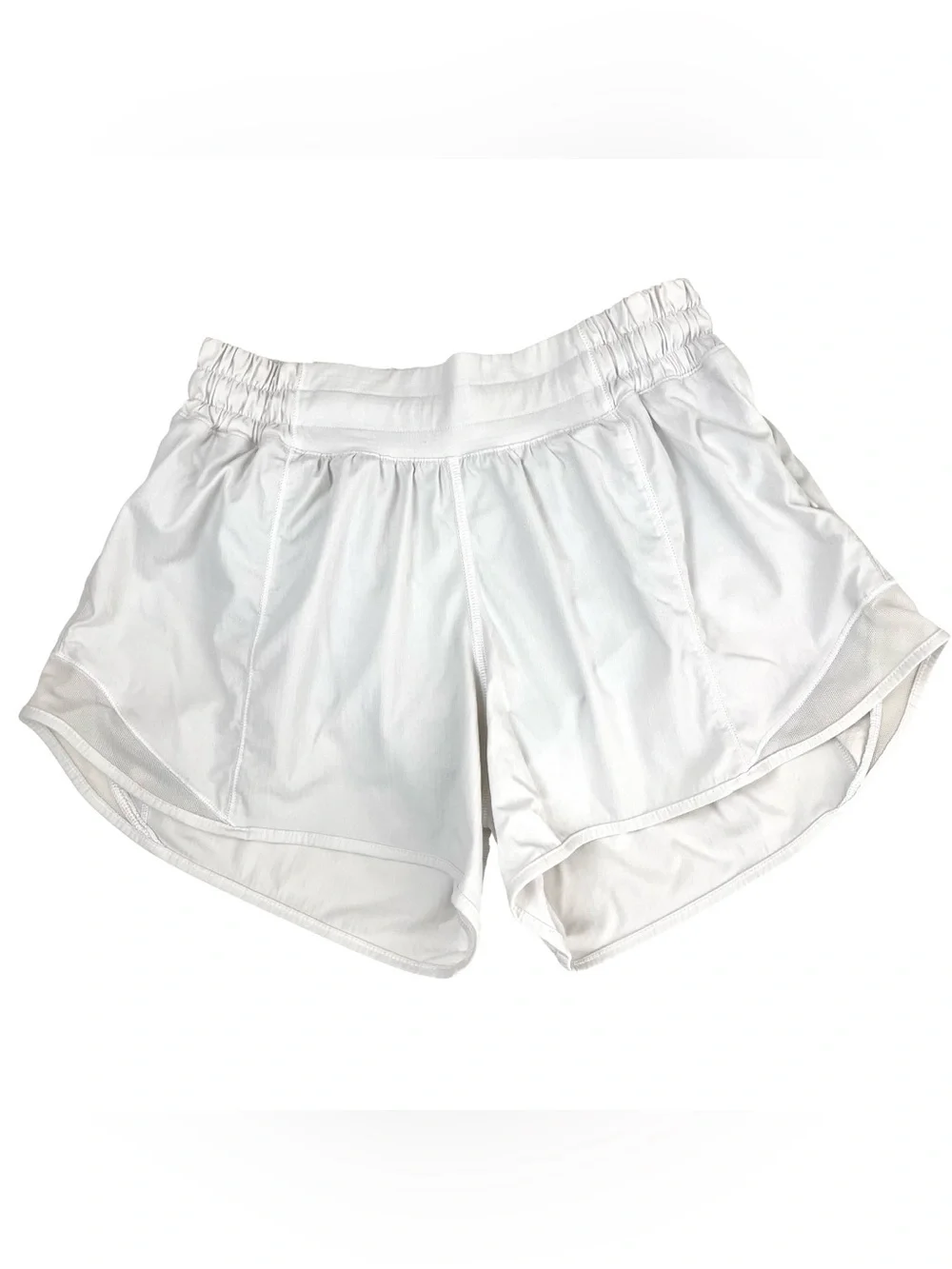 lululemon Hotty Hot Short II Long 4” White